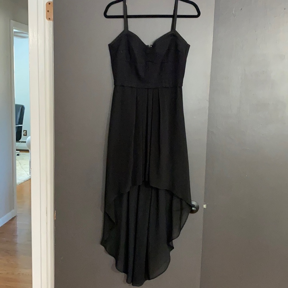BCBG Max Azria black high-low dress Size 8